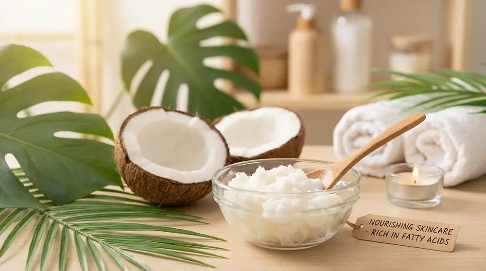 L'huile de coco : richesse tropicale pour une nutrition cutanée intense