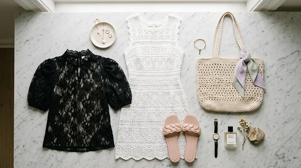 Dentelle et crochet partout : comment adopter cette tendance sans faute de goût